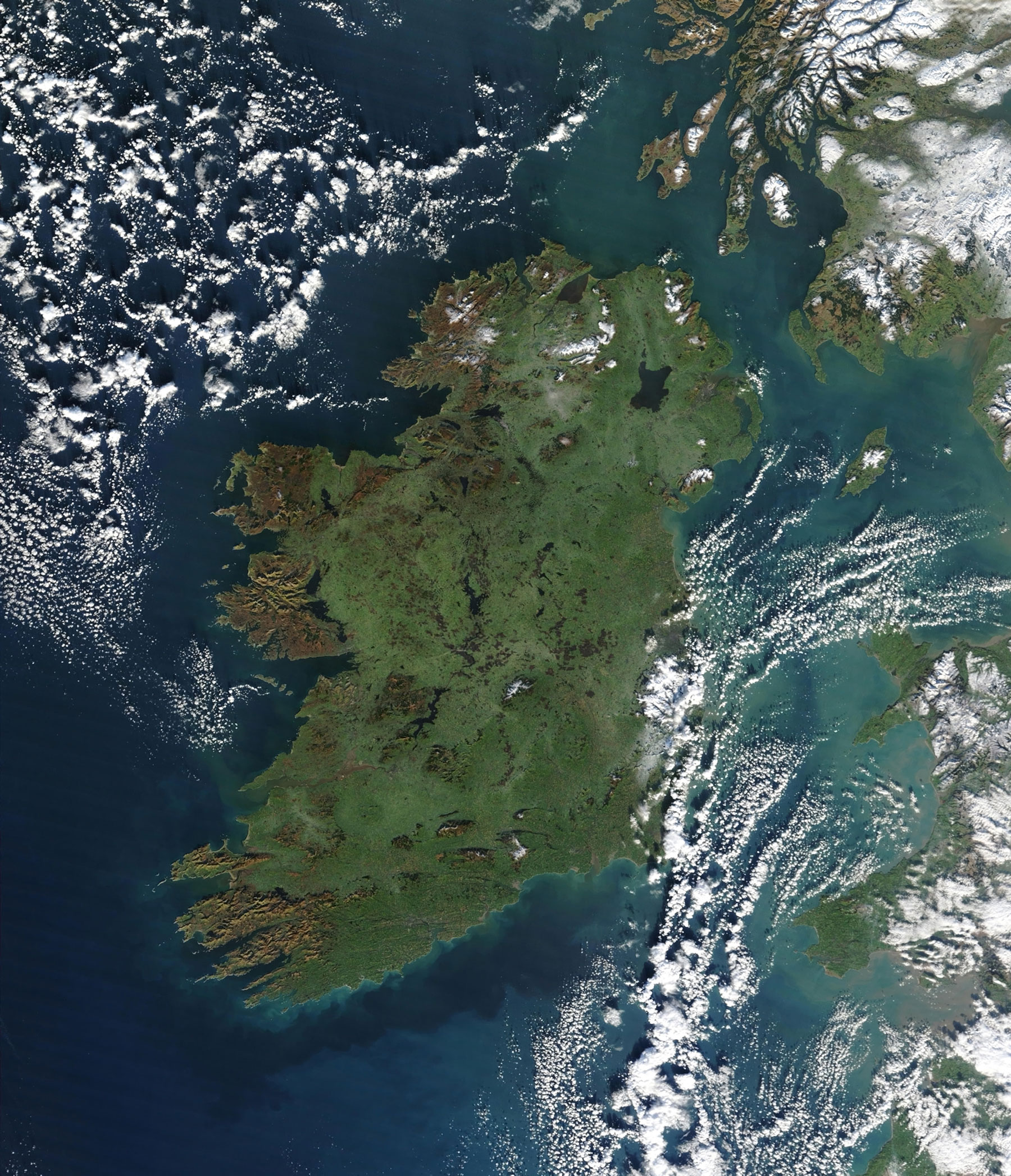 Shared Ireland from space