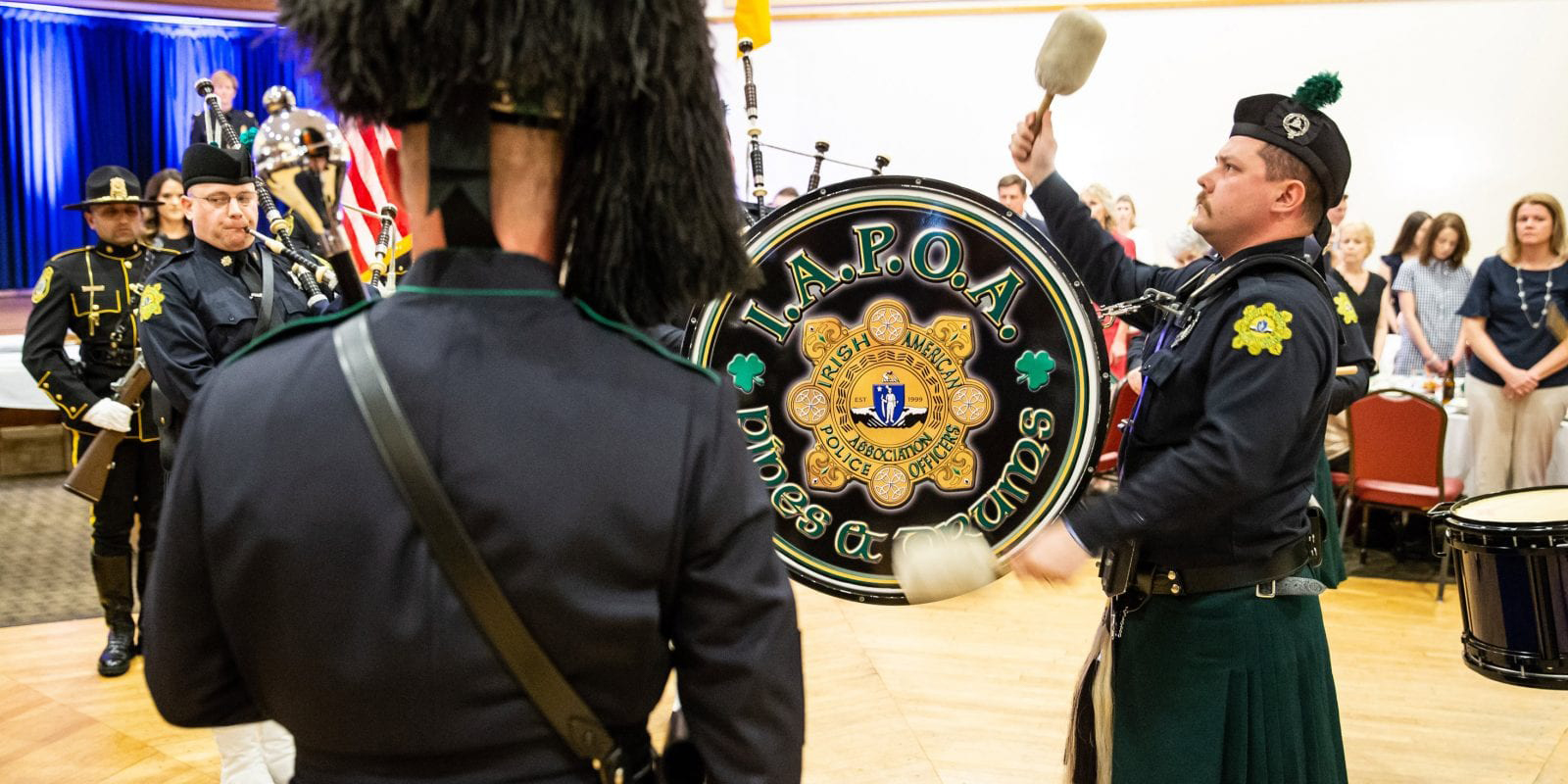 Irish American POlice officers association marching band