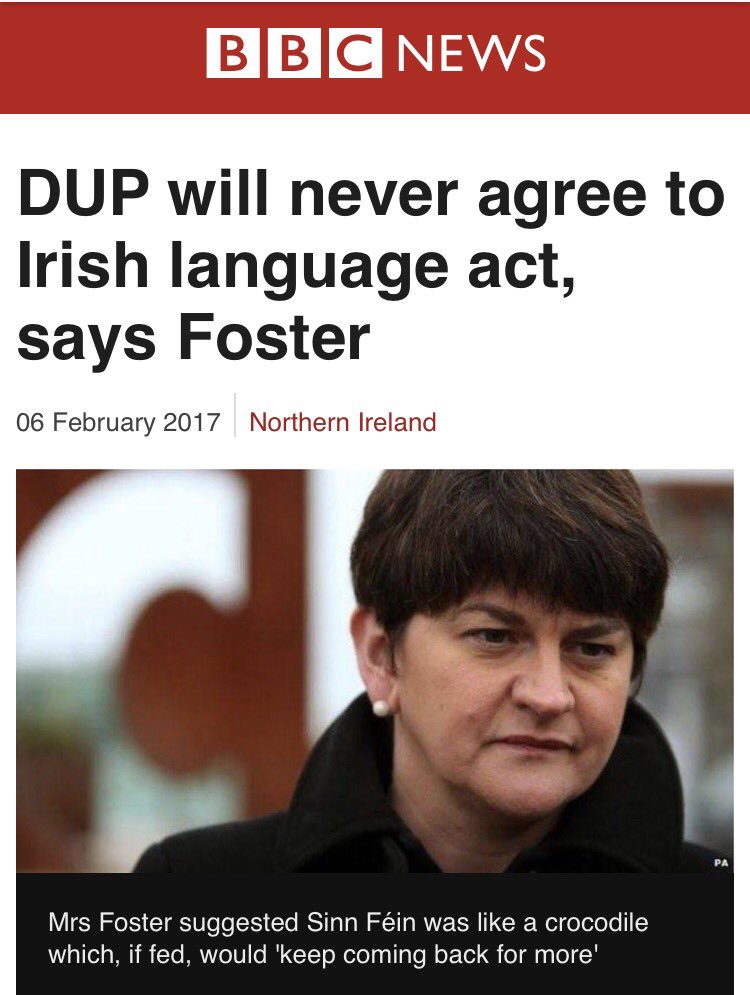 DUP refuses to implement Irish Language Act